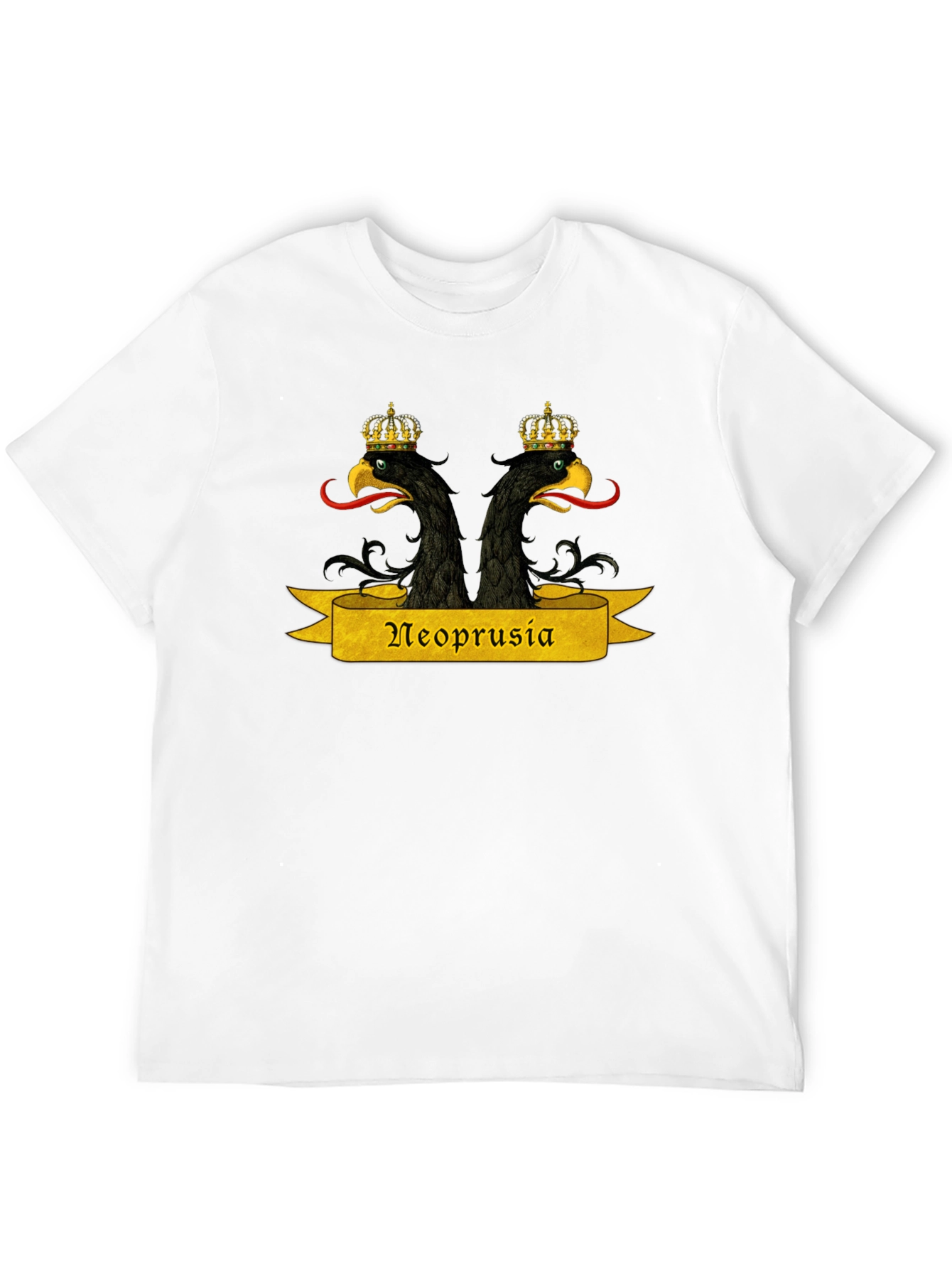 Neoprusia T-Shirt - Black Graphic Tee