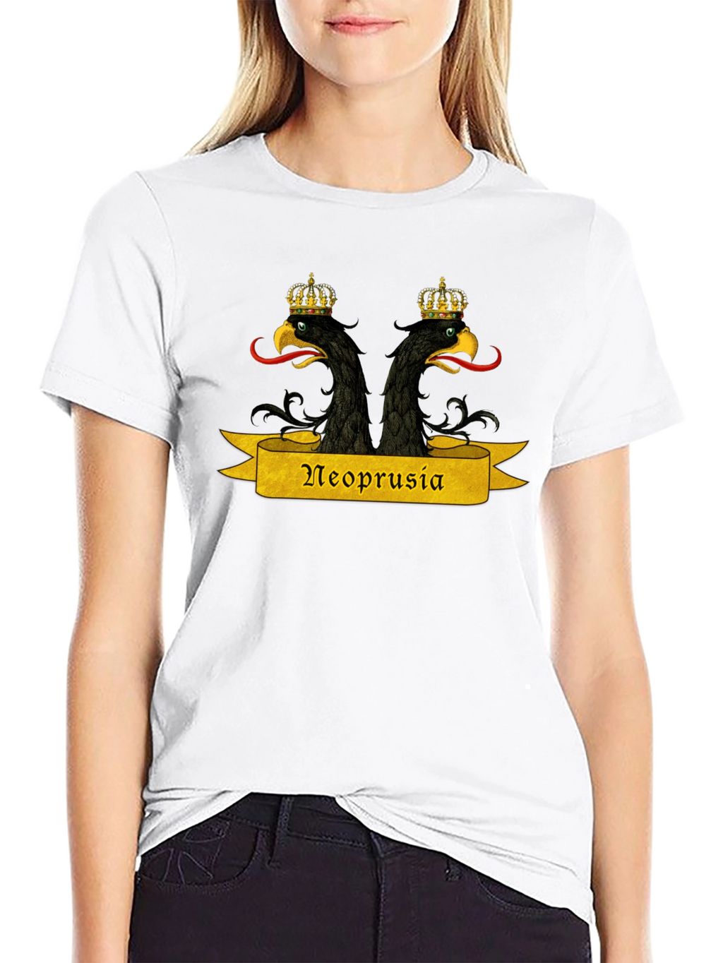 Neoprusia T-Shirt - Black Graphic Tee