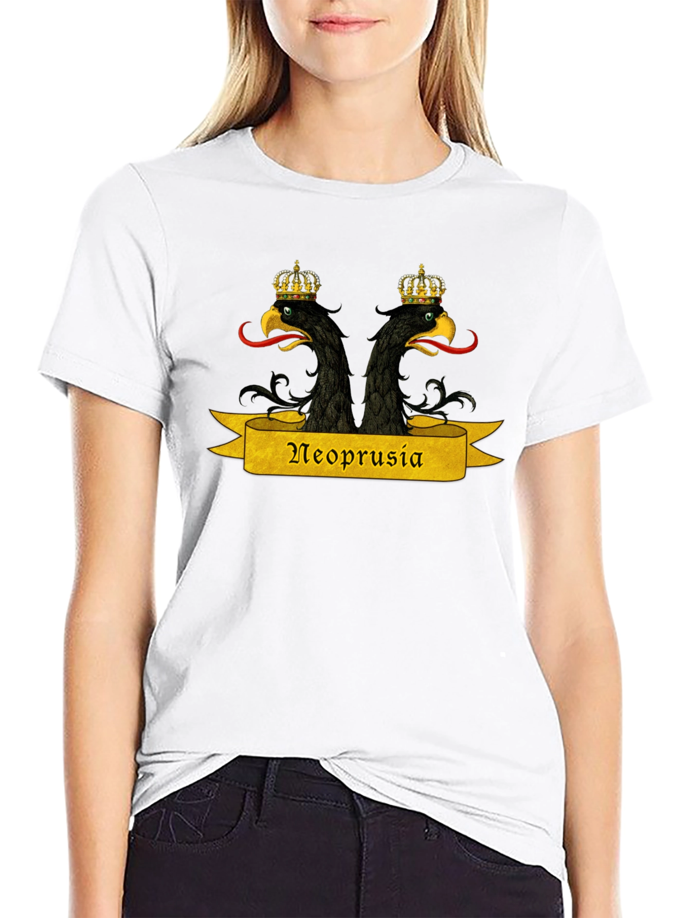 Neoprusia T-Shirt - Black Graphic Tee