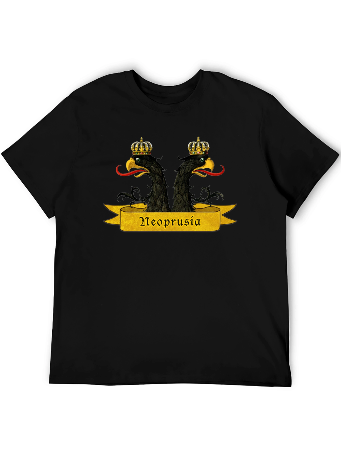 Neoprusia T-Shirt - Black Graphic Tee