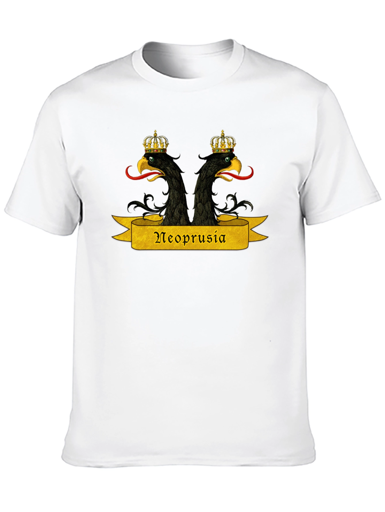 Neoprusia T-Shirt - Black Graphic Tee