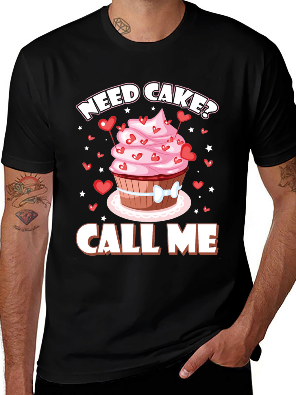 Need Cake? Call Me! Valentines Day T-Shirt