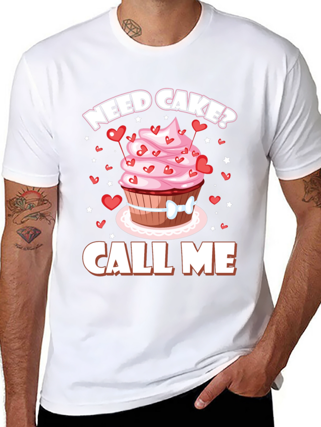 Need Cake? Call Me! Valentines Day T-Shirt