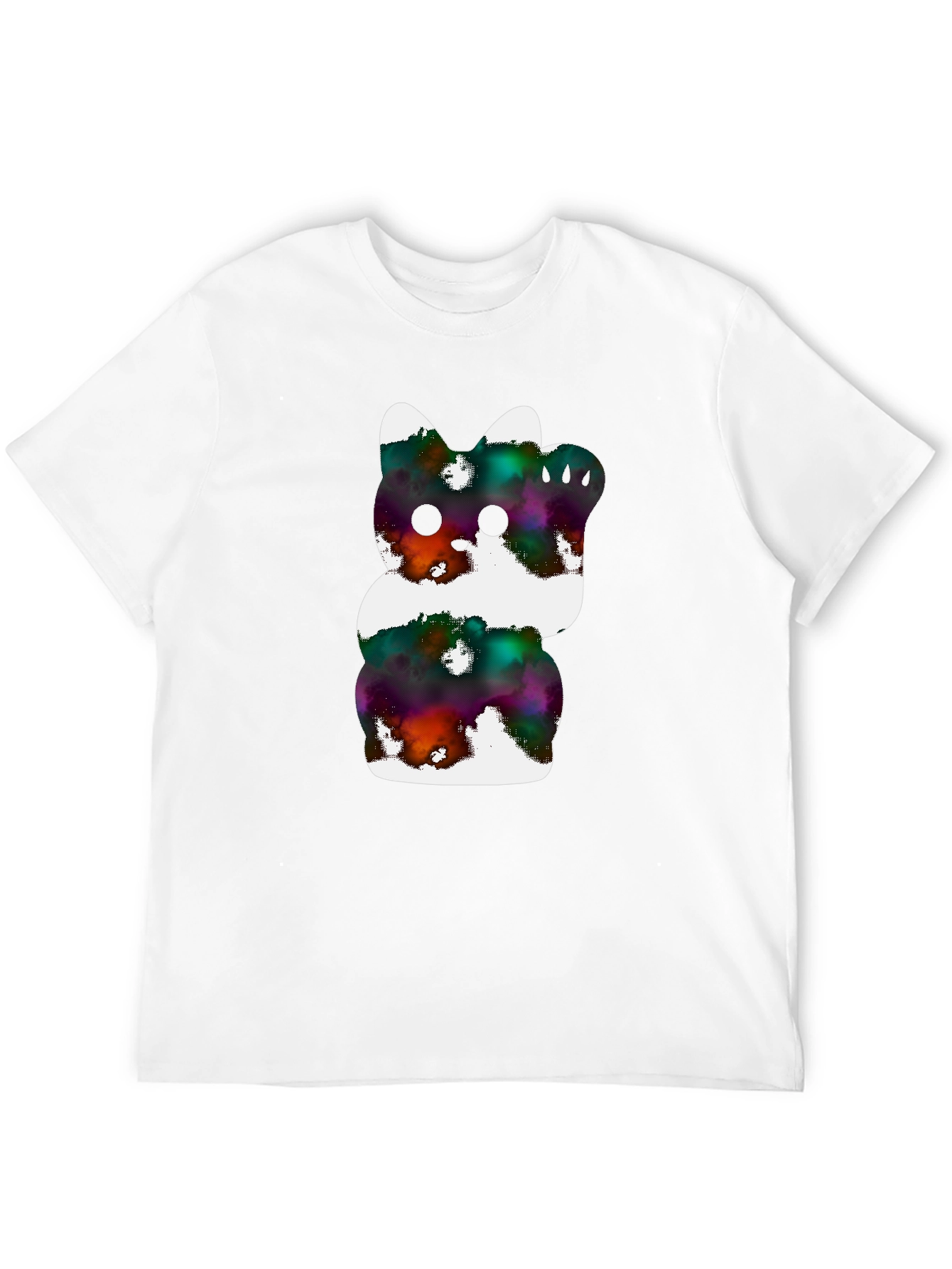 Cosmic Kitty Graphic Tee - Black