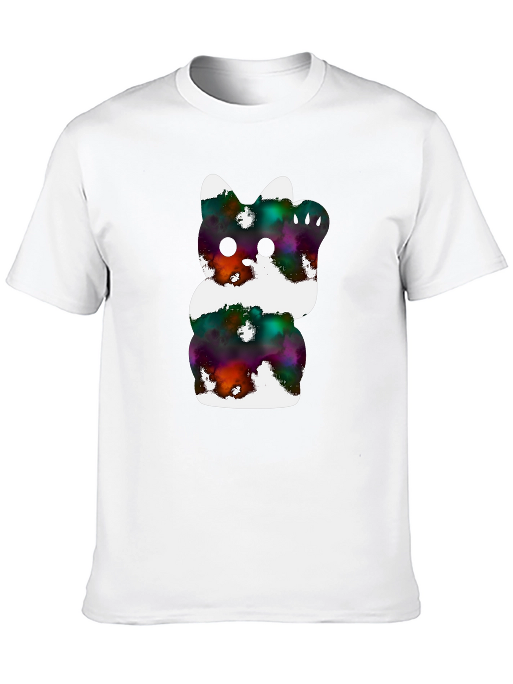Cosmic Kitty Graphic Tee - Black