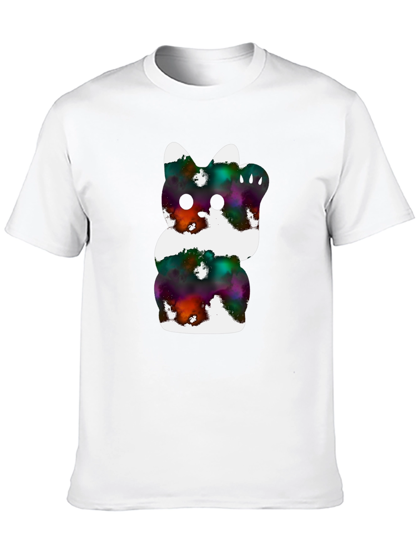 Cosmic Kitty Graphic Tee - Black