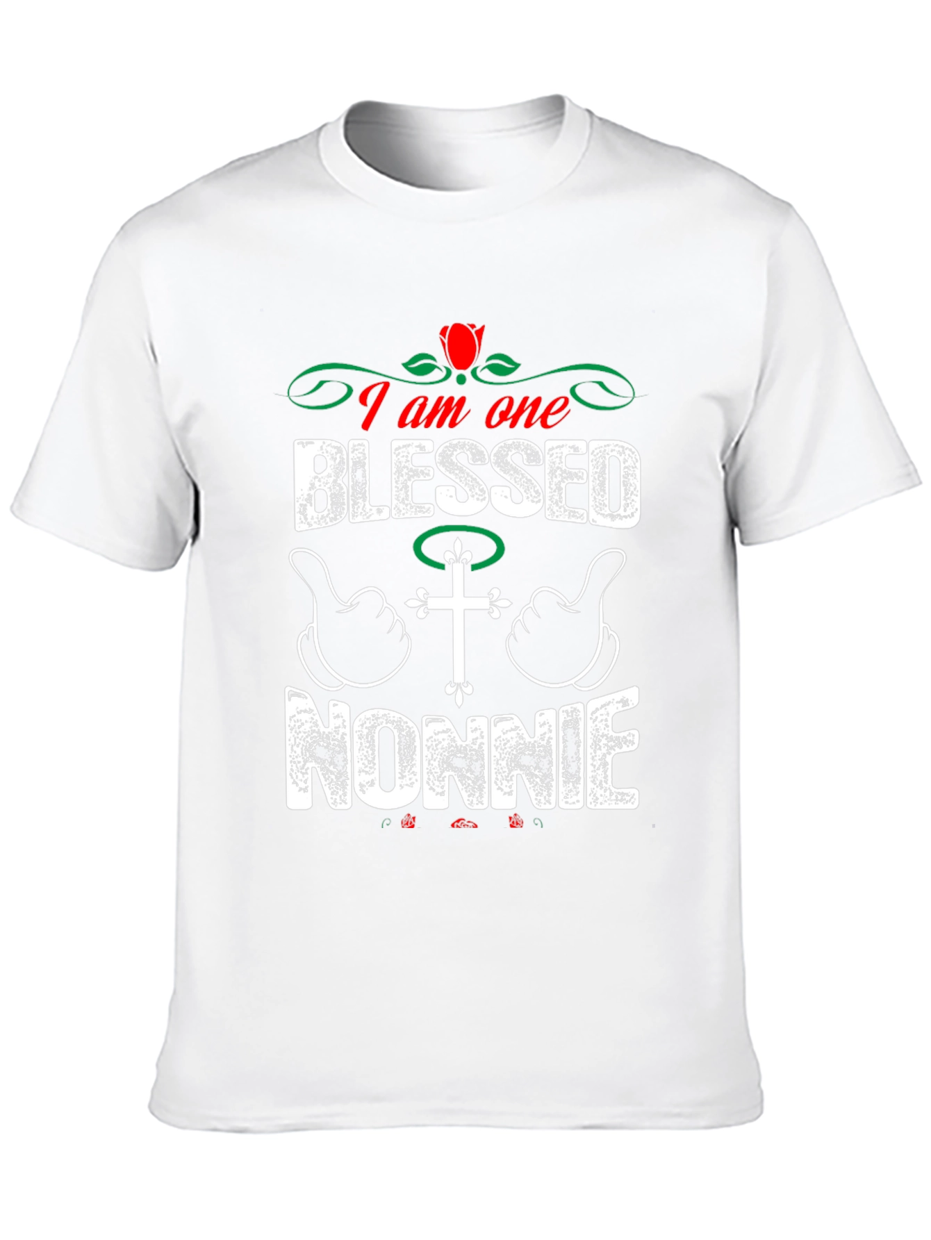 Blessed Nonnie T-Shirt - Christian Family Love