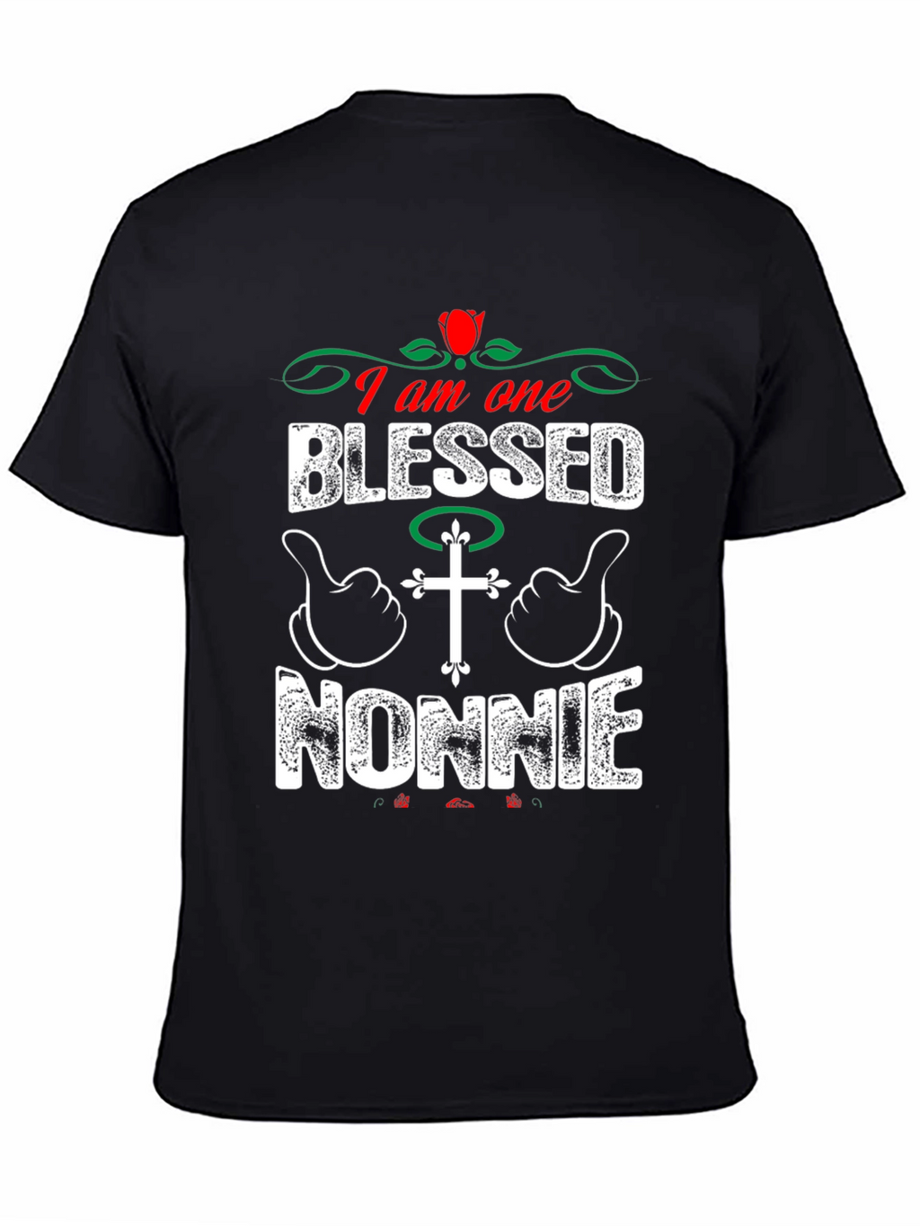 Blessed Nonnie T-Shirt - Christian Family Love