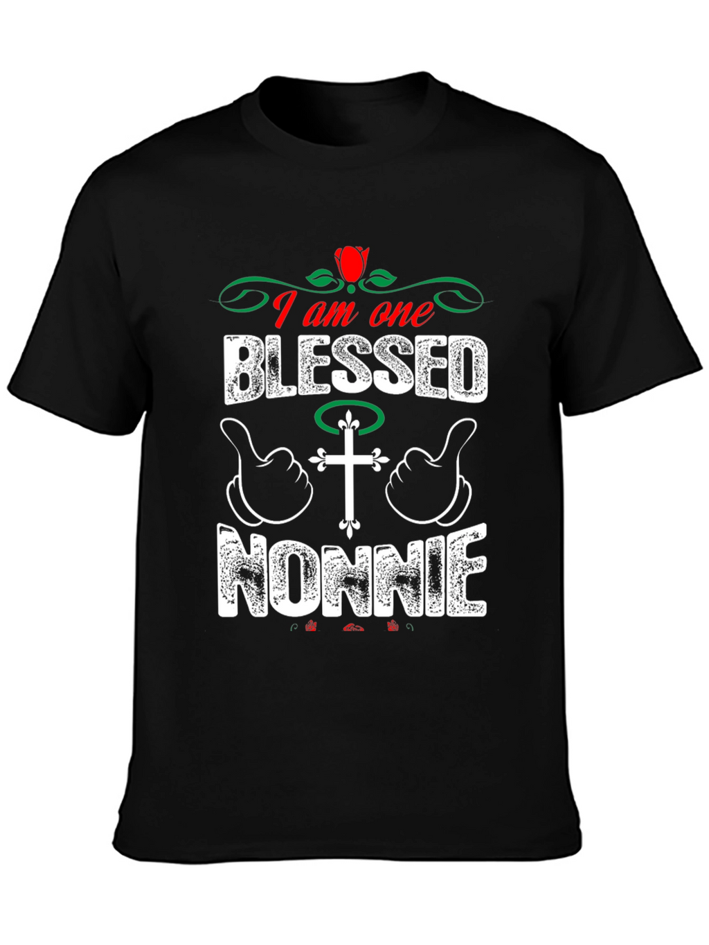 Blessed Nonnie T-Shirt - Christian Family Love