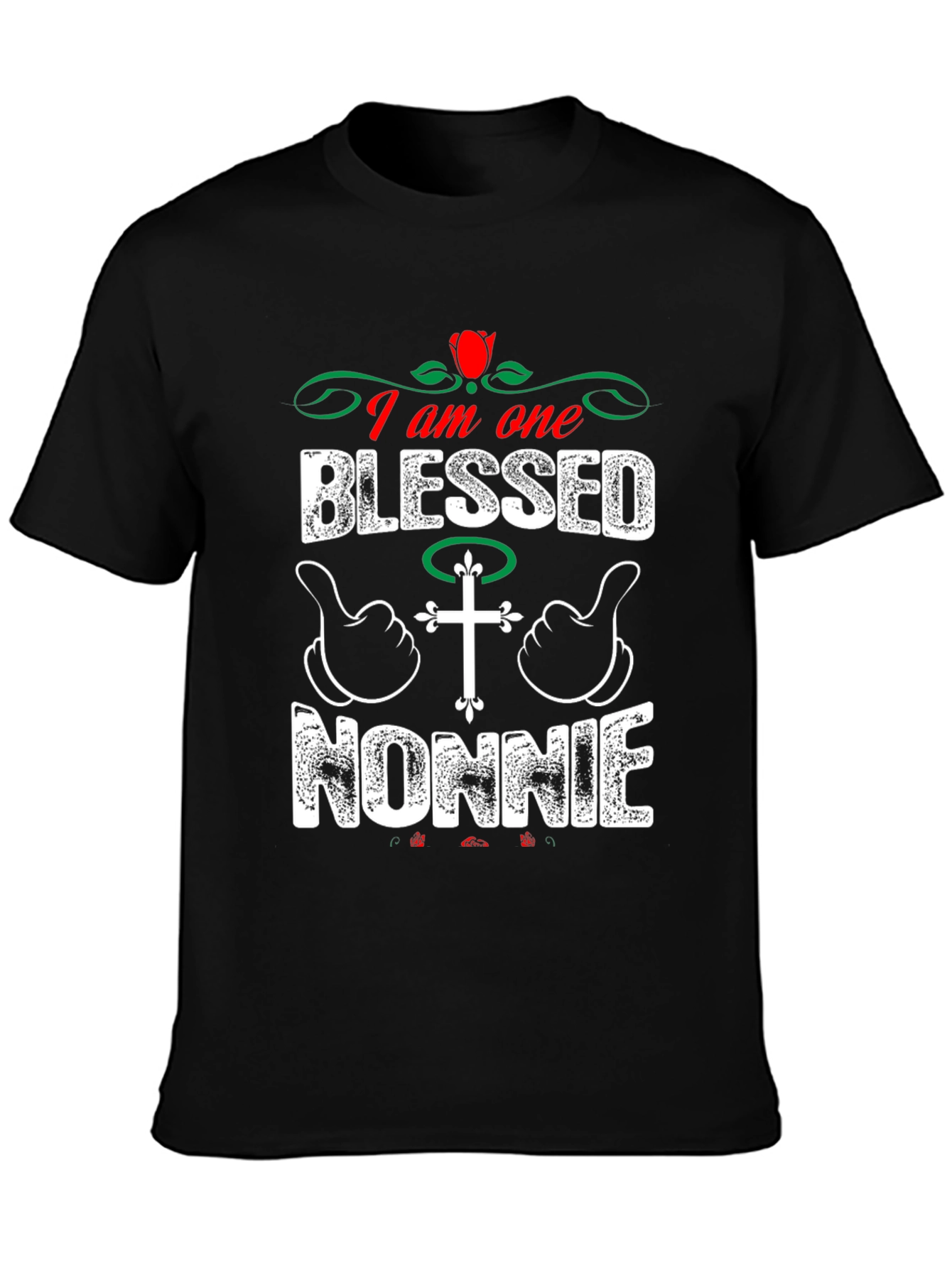 Blessed Nonnie T-Shirt - Christian Family Love