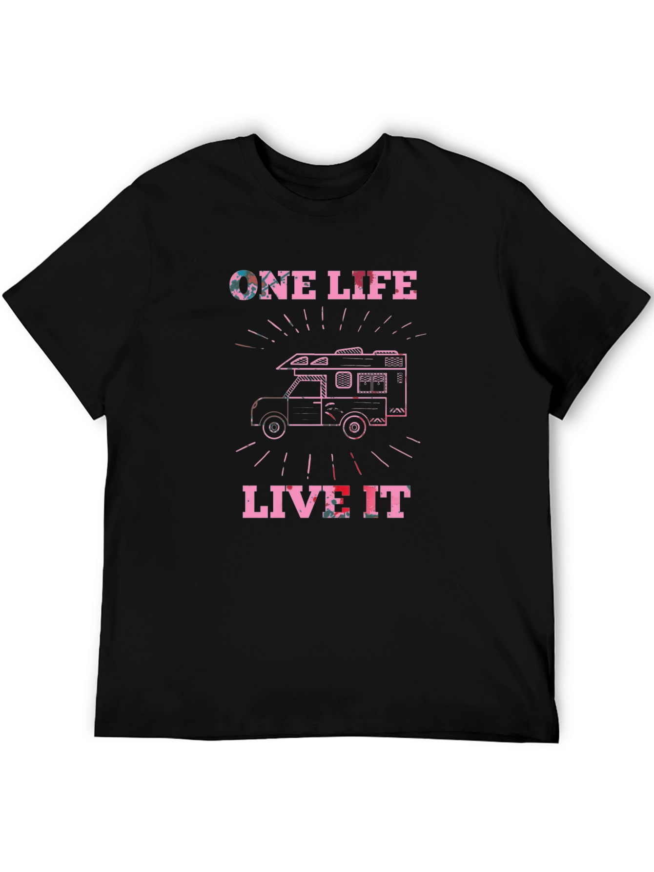 One Life Live It Graphic Tee Camping RV T-Shirt