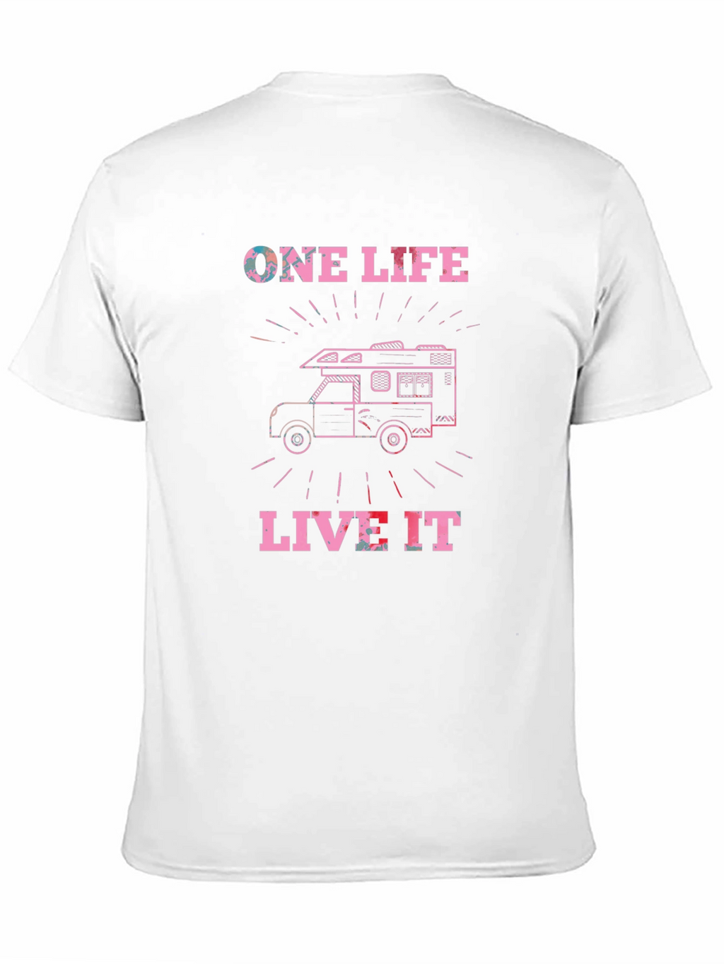 One Life Live It Graphic Tee Camping RV T-Shirt