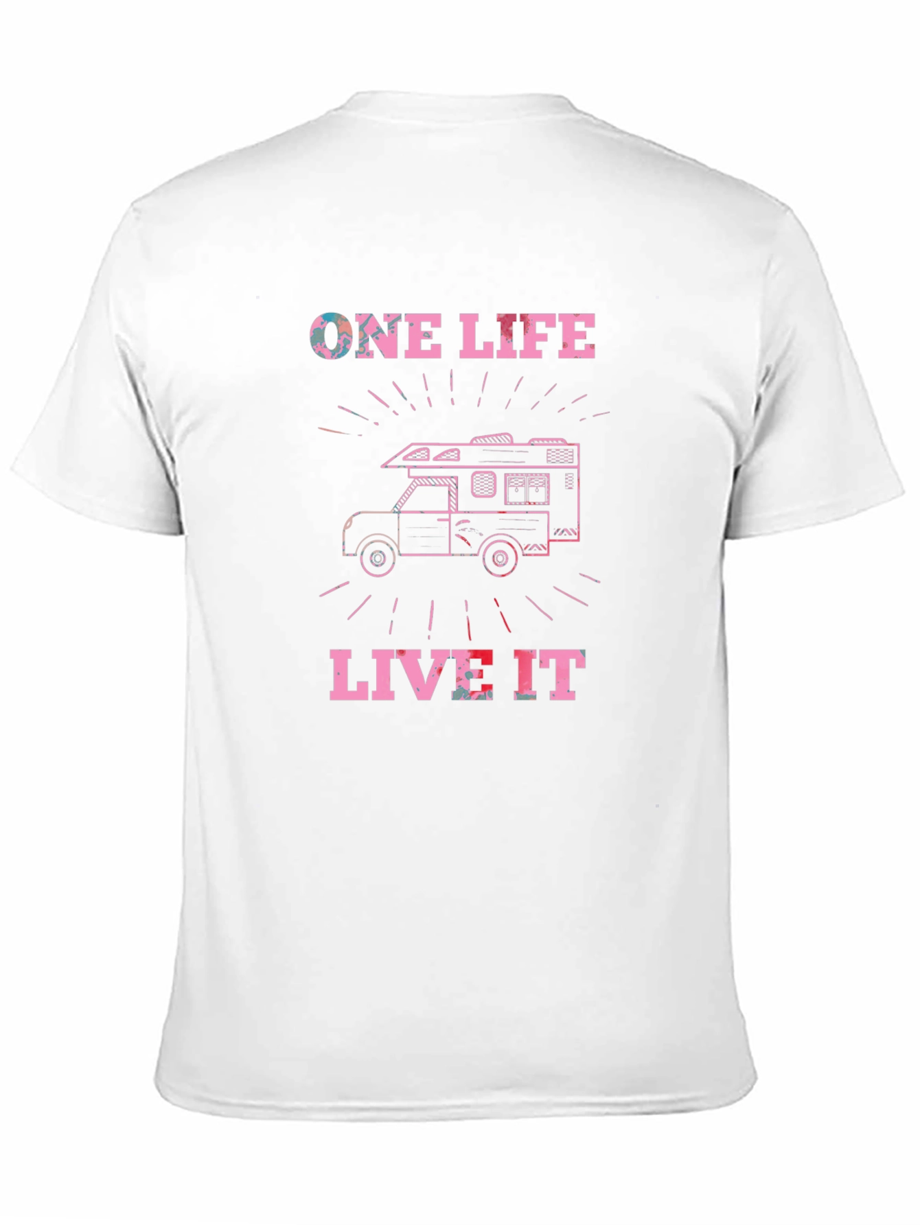 One Life Live It Graphic Tee Camping RV T-Shirt