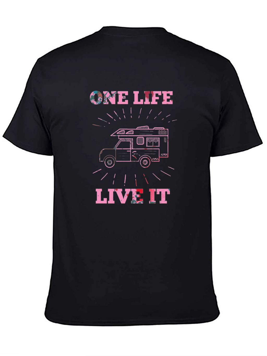 One Life Live It Graphic Tee Camping RV T-Shirt