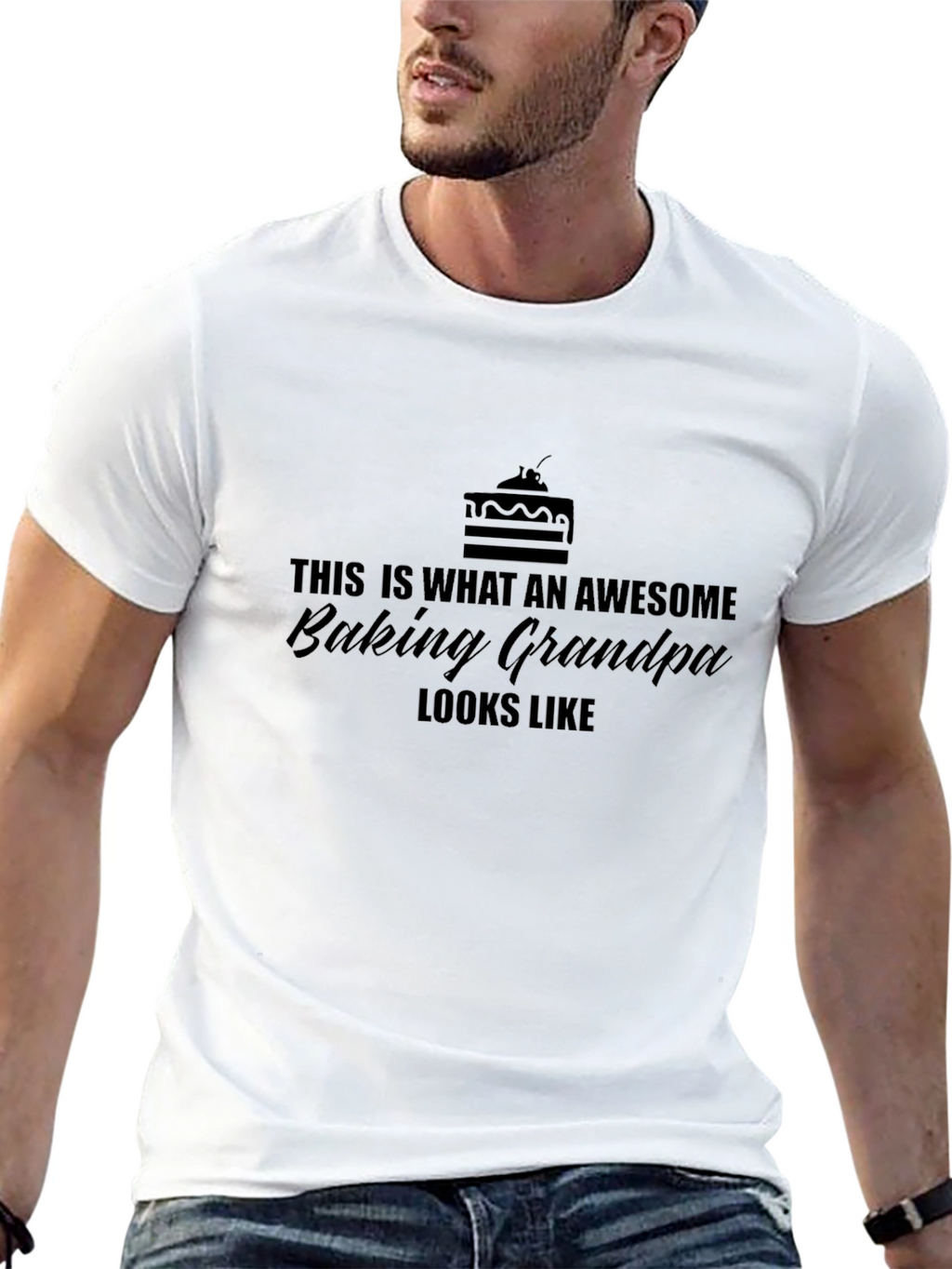 Awesome Baking Grandpa T-Shirt