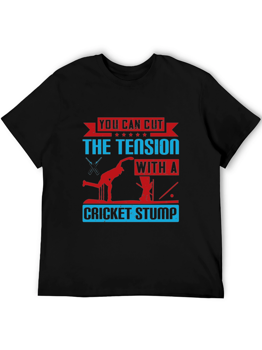 Cricket Tension Stump T-Shirt