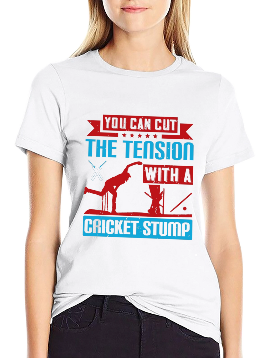 Cricket Tension Stump T-Shirt
