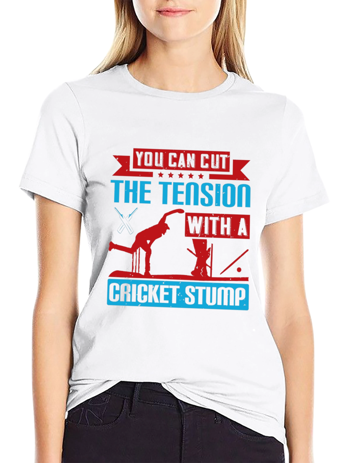 Cricket Tension Stump T-Shirt