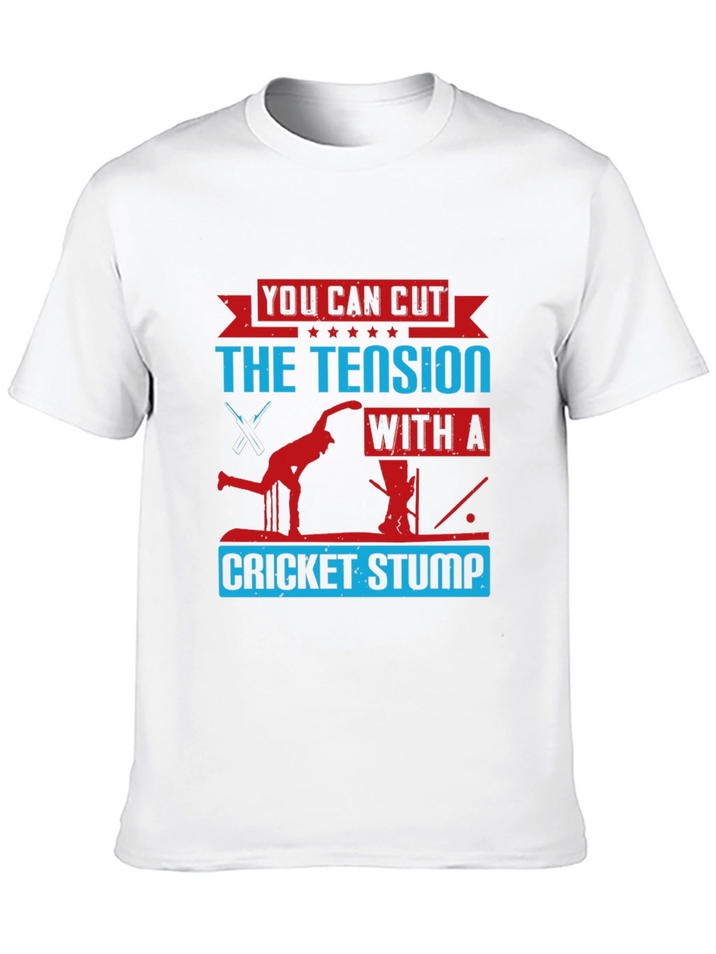 Cricket Tension Stump T-Shirt