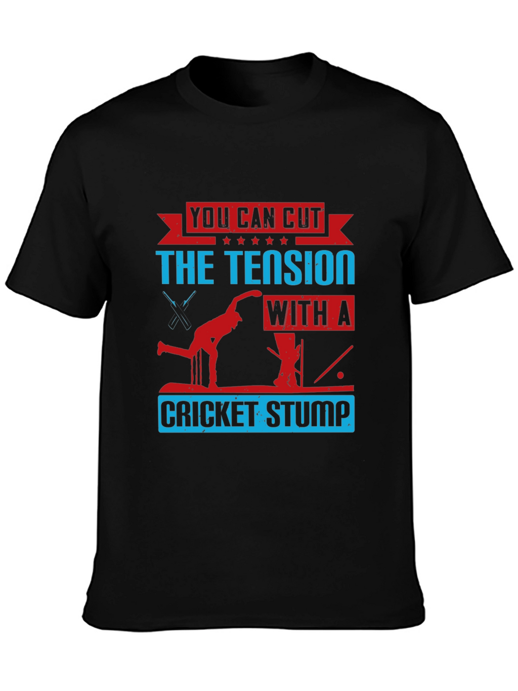 Cricket Tension Stump T-Shirt