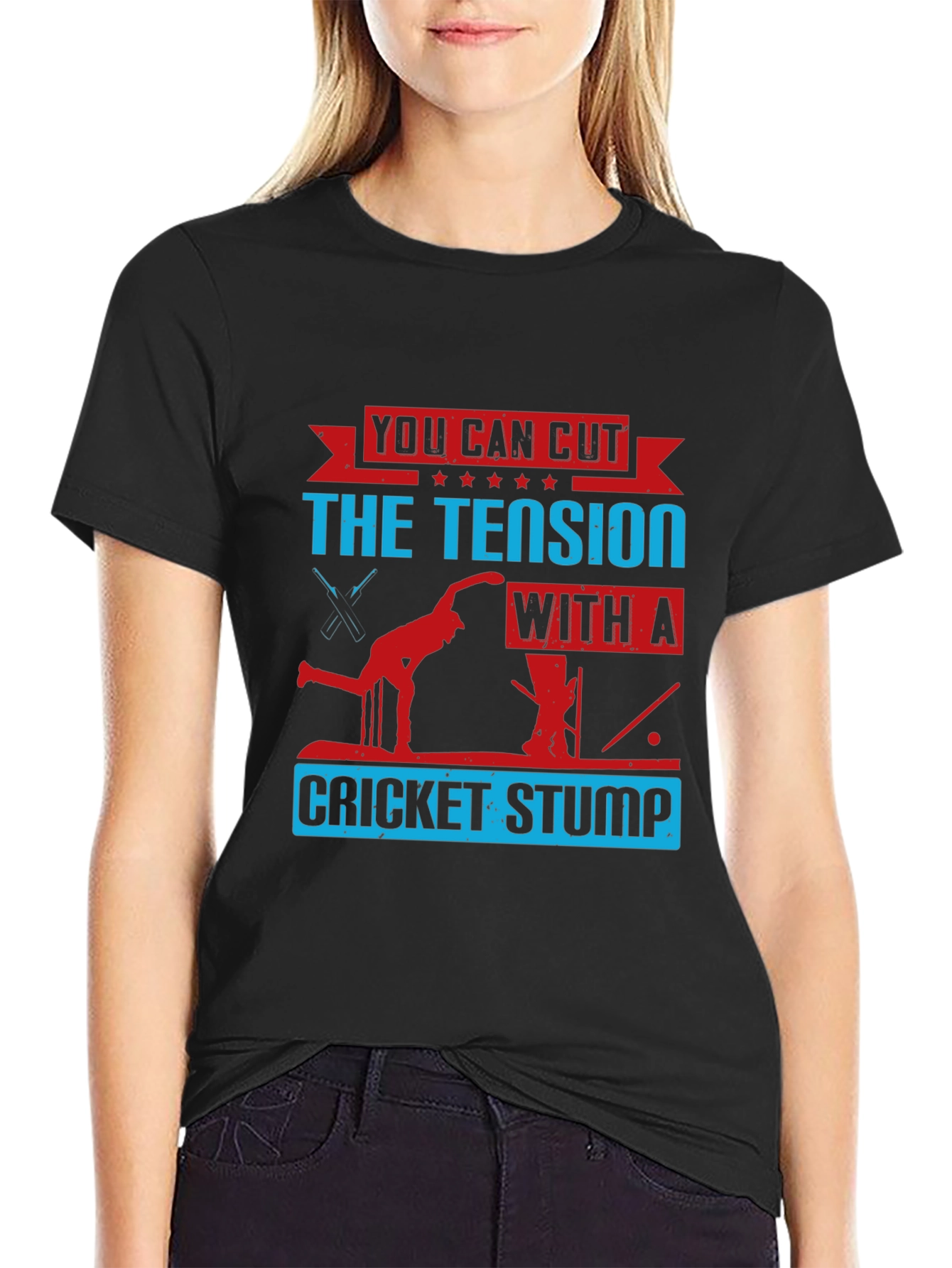 Cricket Tension Stump T-Shirt