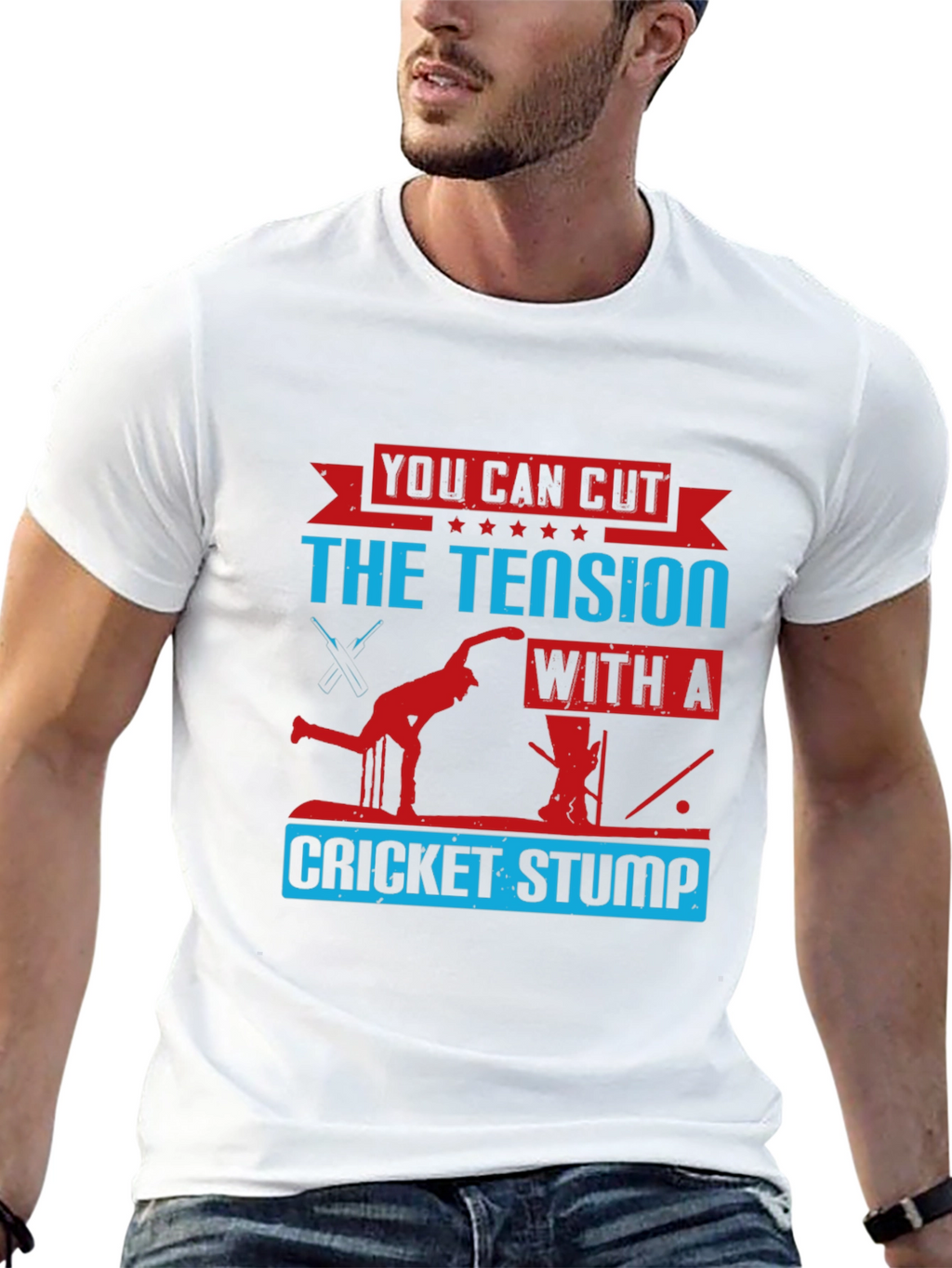 Cricket Tension Stump T-Shirt