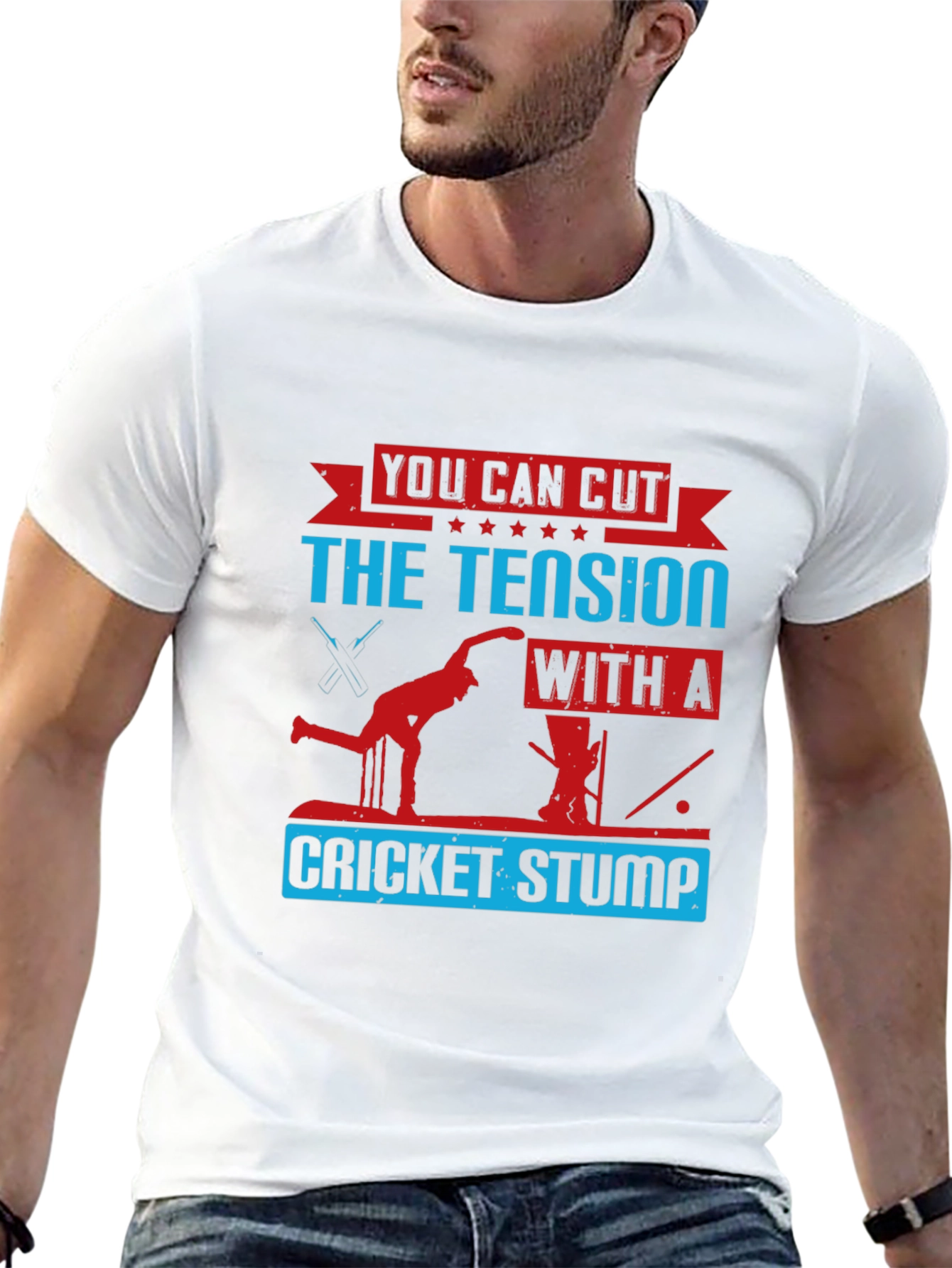 Cricket Tension Stump T-Shirt