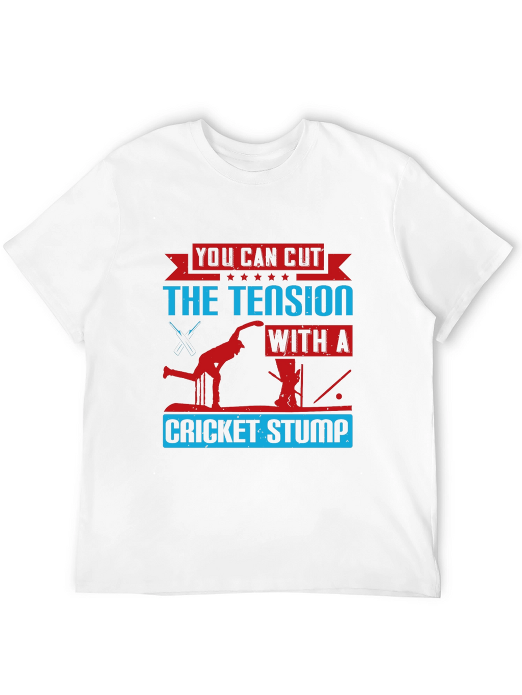 Cricket Tension Stump T-Shirt