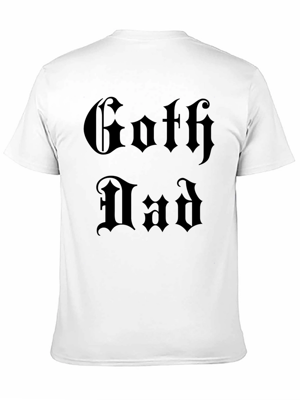 Goth Dad Graphic Tee - Black Gothic Style