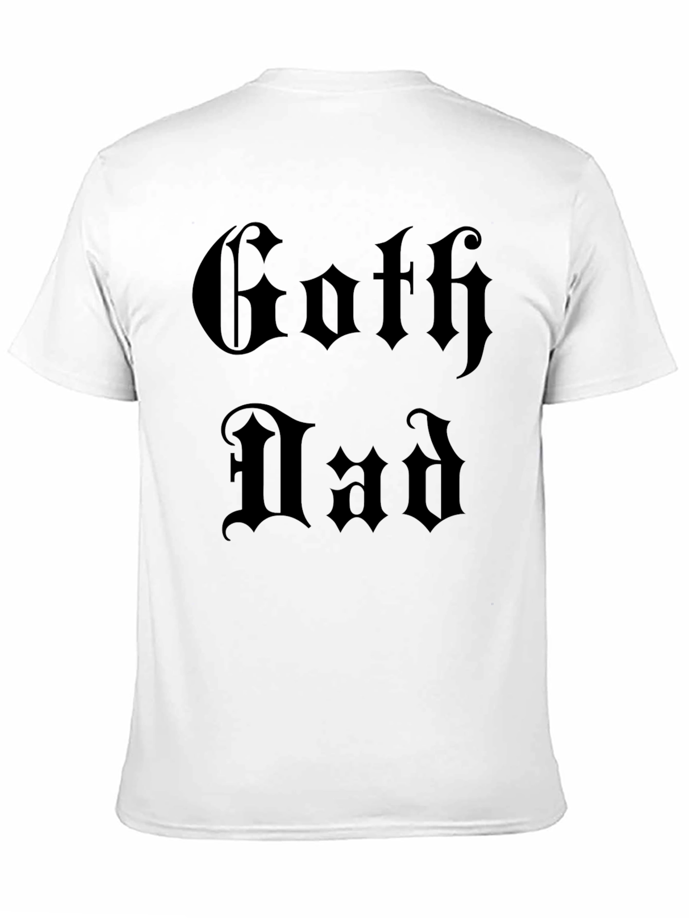 Goth Dad Graphic Tee - Black Gothic Style