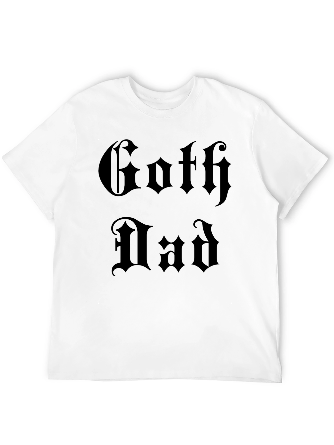 Goth Dad Graphic Tee - Black Gothic Style