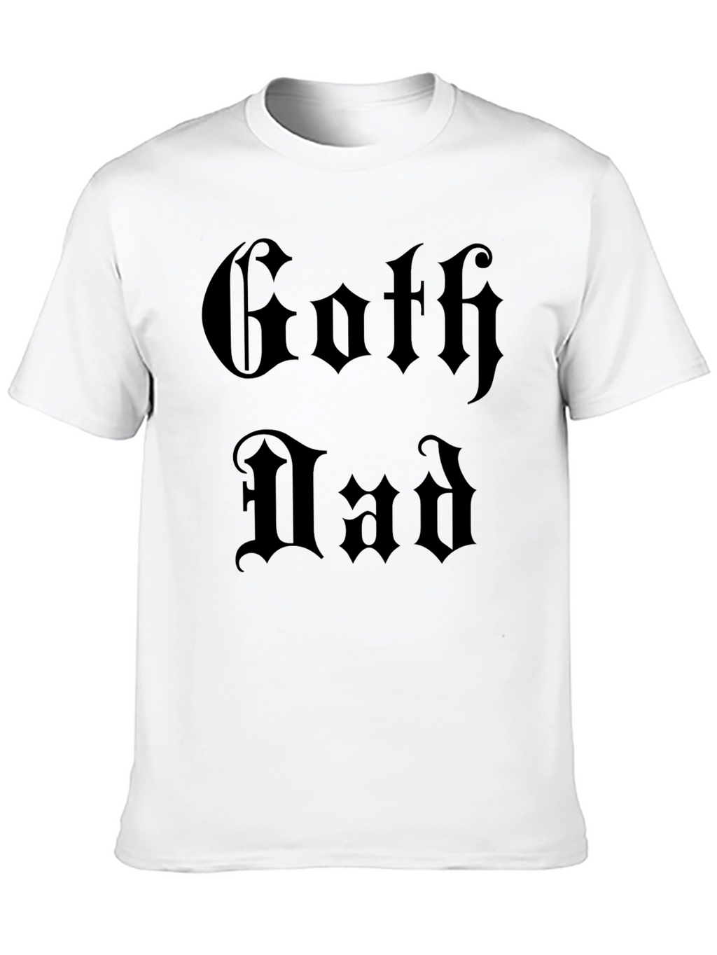 Goth Dad Graphic Tee - Black Gothic Style
