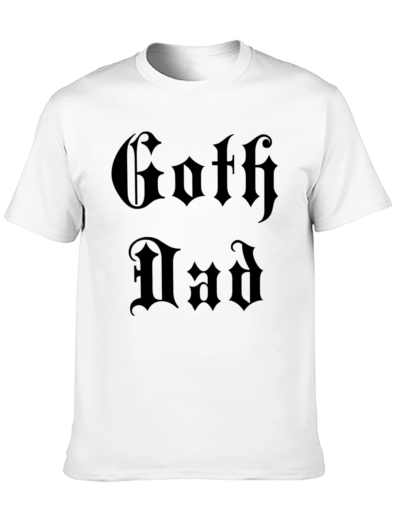 Goth Dad Graphic Tee - Black Gothic Style