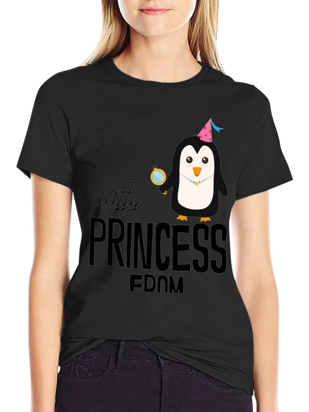 Daffy Princess FDOM Black T-Shirt