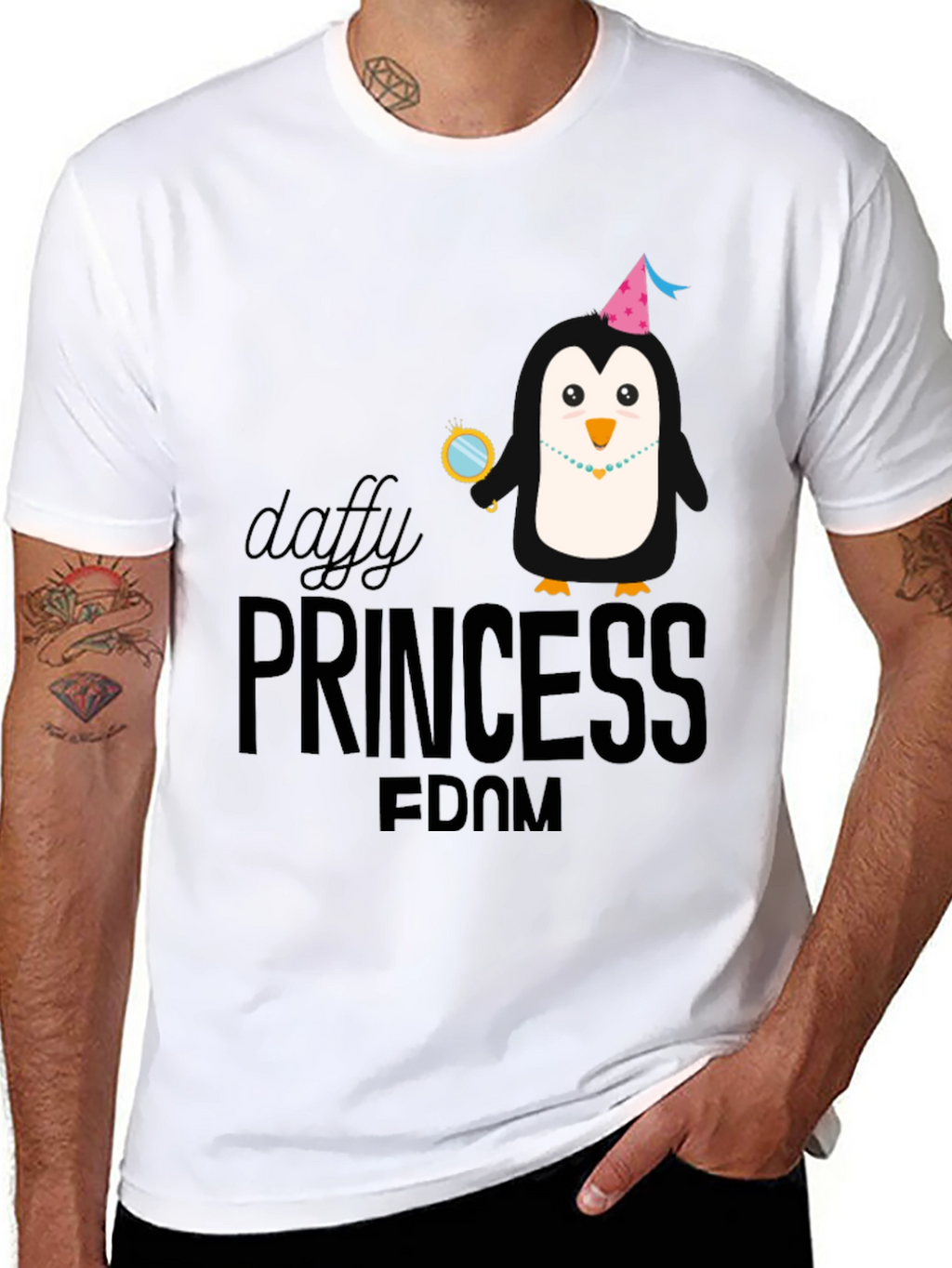 Daffy Princess FDOM Black T-Shirt