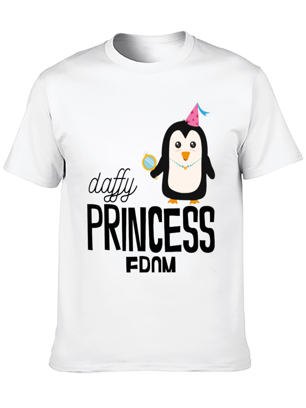 Daffy Princess FDOM Black T-Shirt