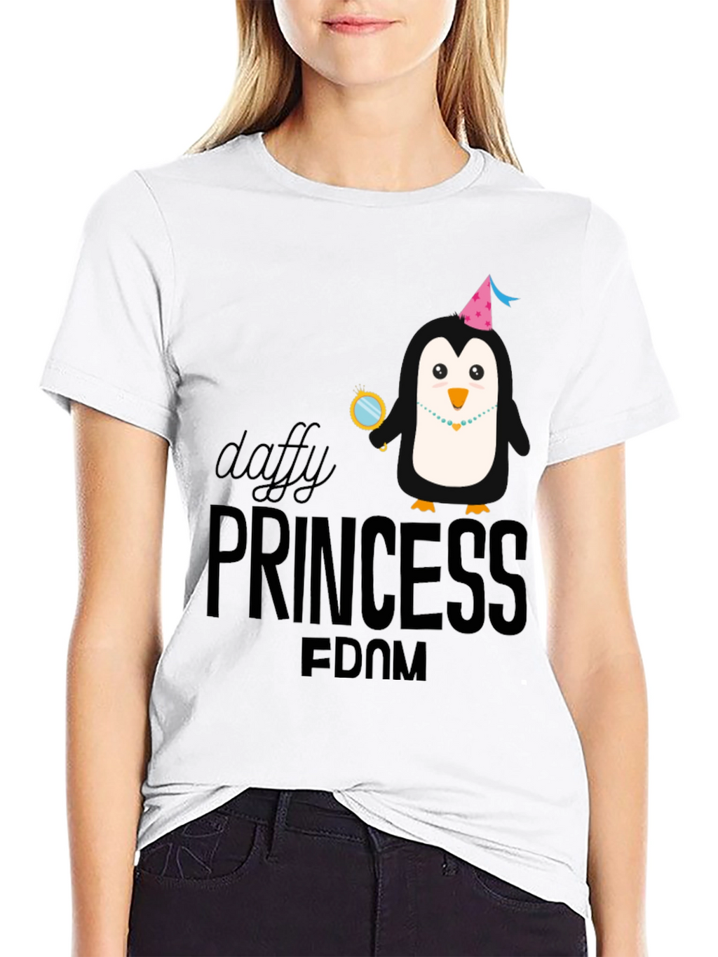 Daffy Princess FDOM Black T-Shirt