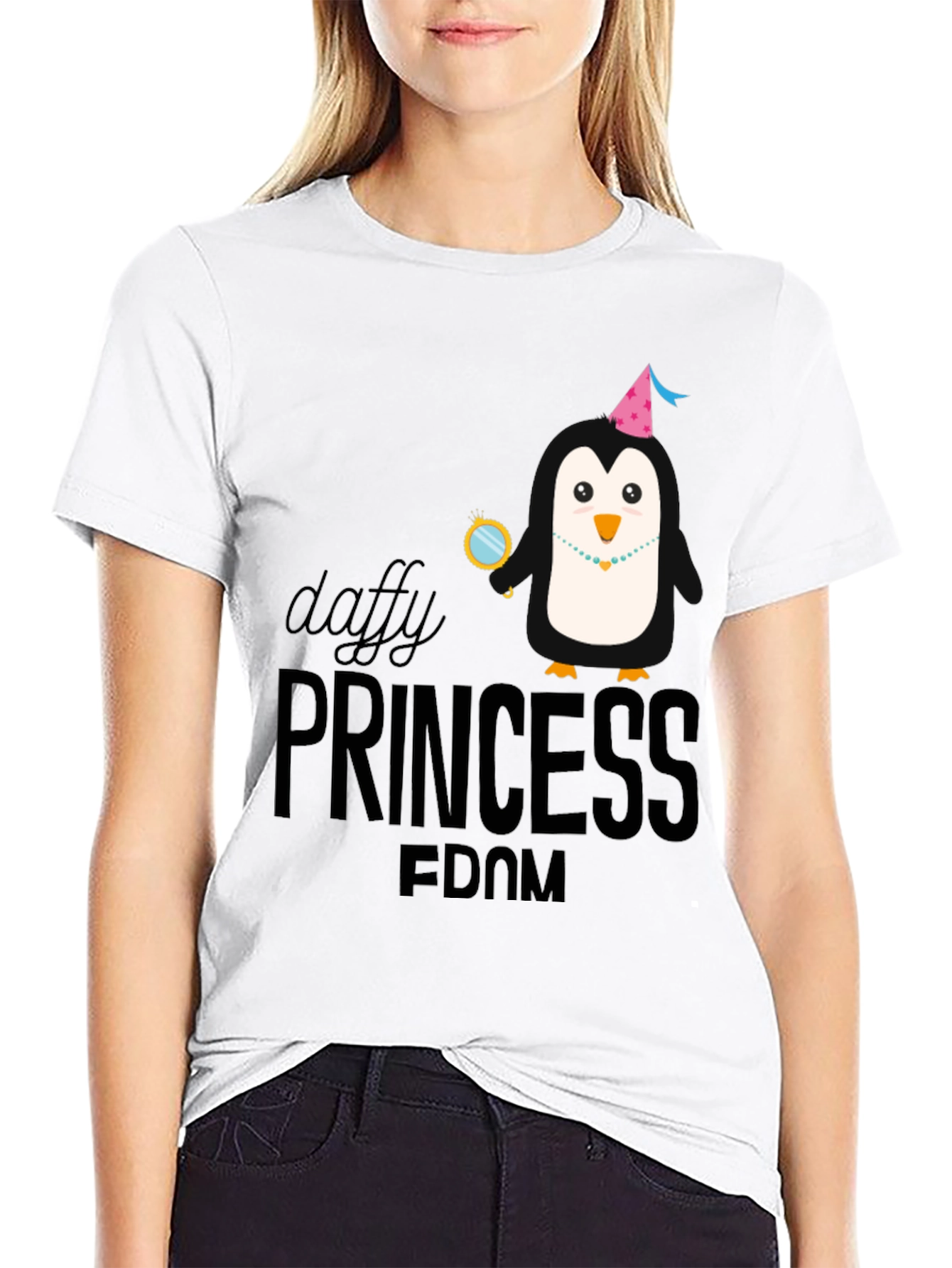 Daffy Princess FDOM Black T-Shirt