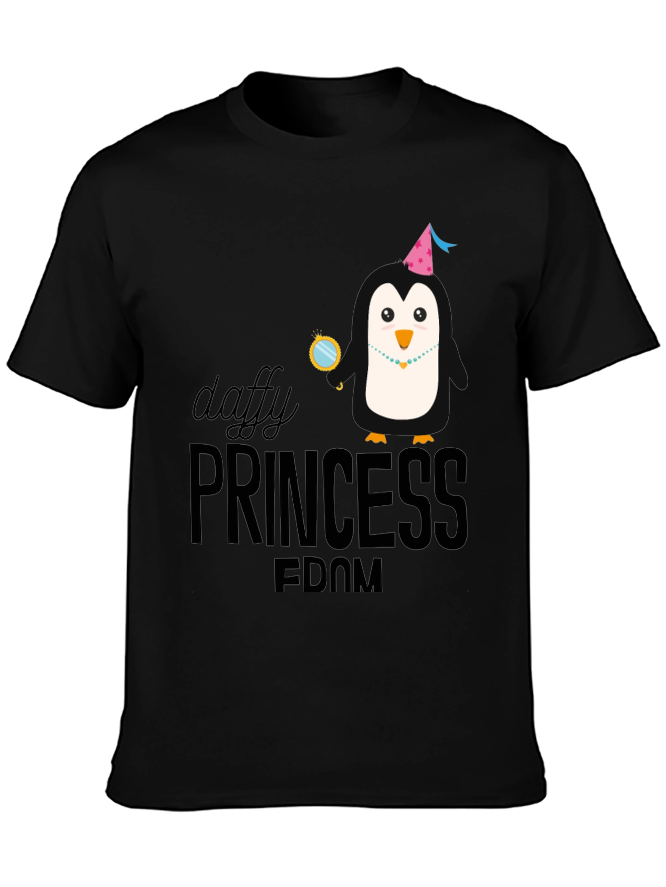 Daffy Princess FDOM Black T-Shirt