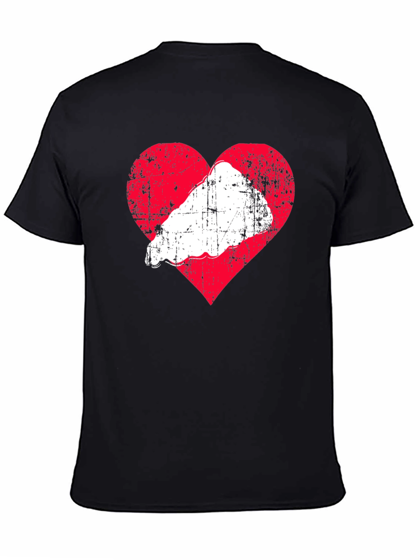 Heart & Food Tee - Stylish Graphic T-Shirt