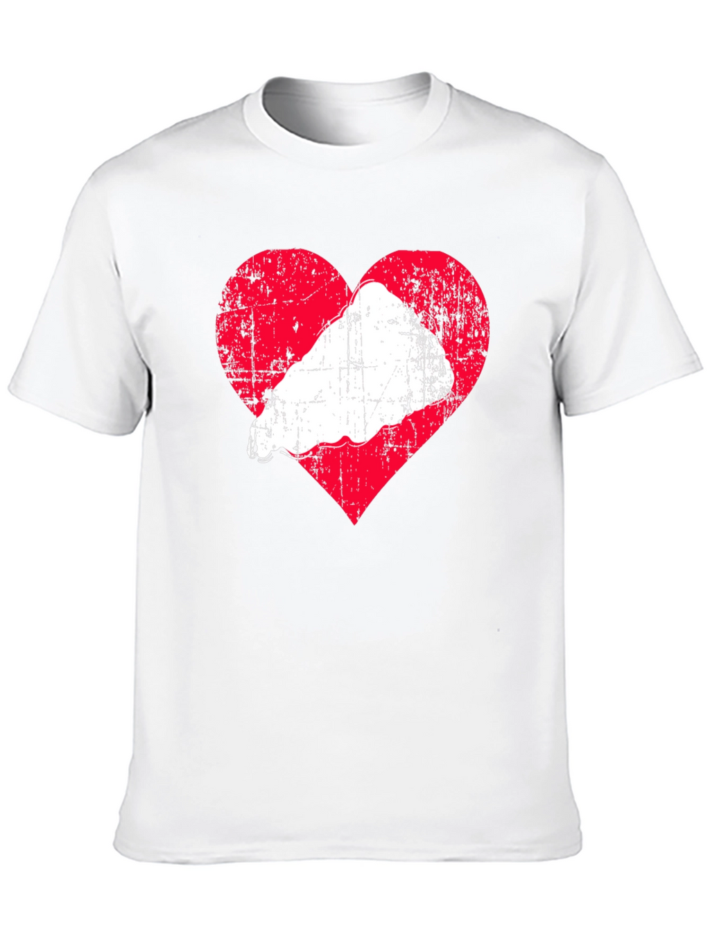 Heart & Food Tee - Stylish Graphic T-Shirt