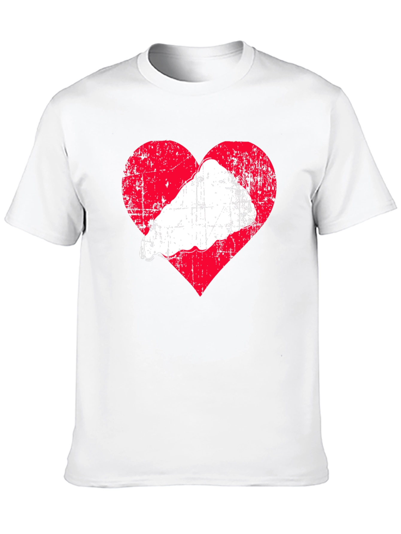 Heart & Food Tee - Stylish Graphic T-Shirt