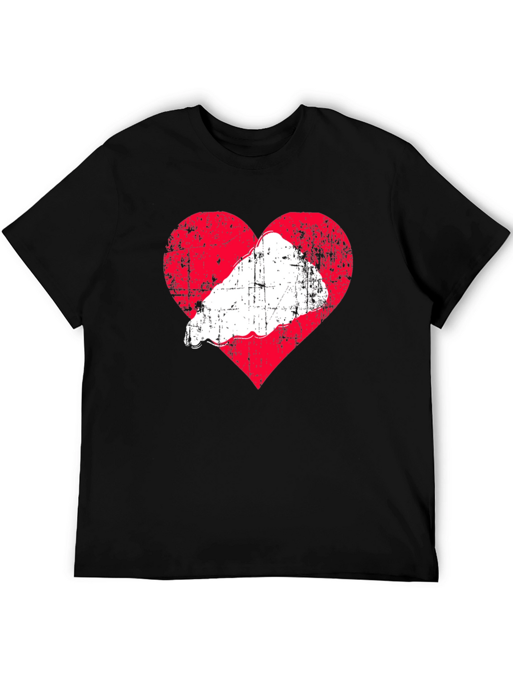 Heart & Food Tee - Stylish Graphic T-Shirt