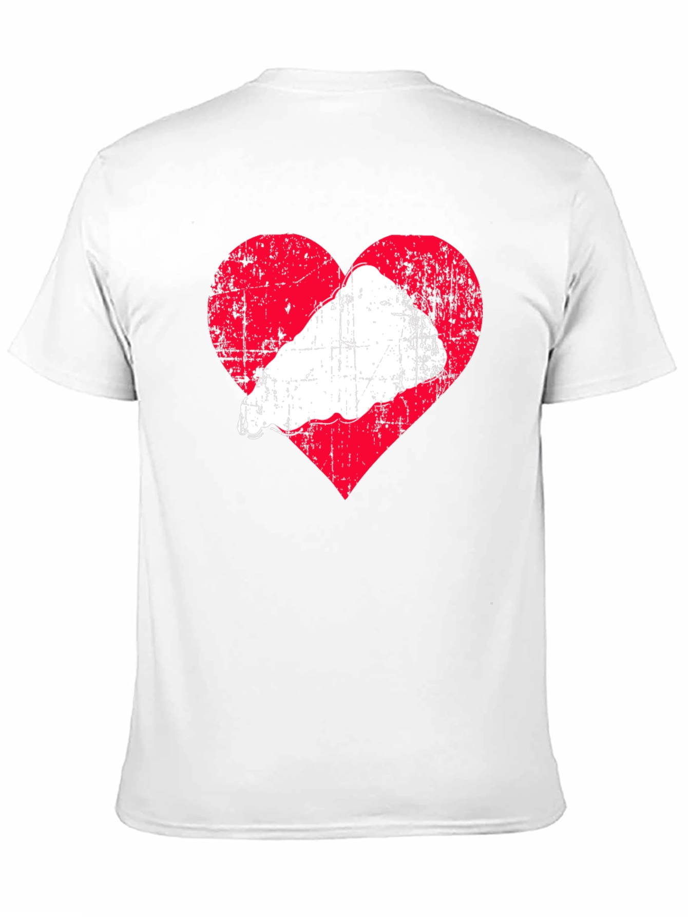 Heart & Food Tee - Stylish Graphic T-Shirt