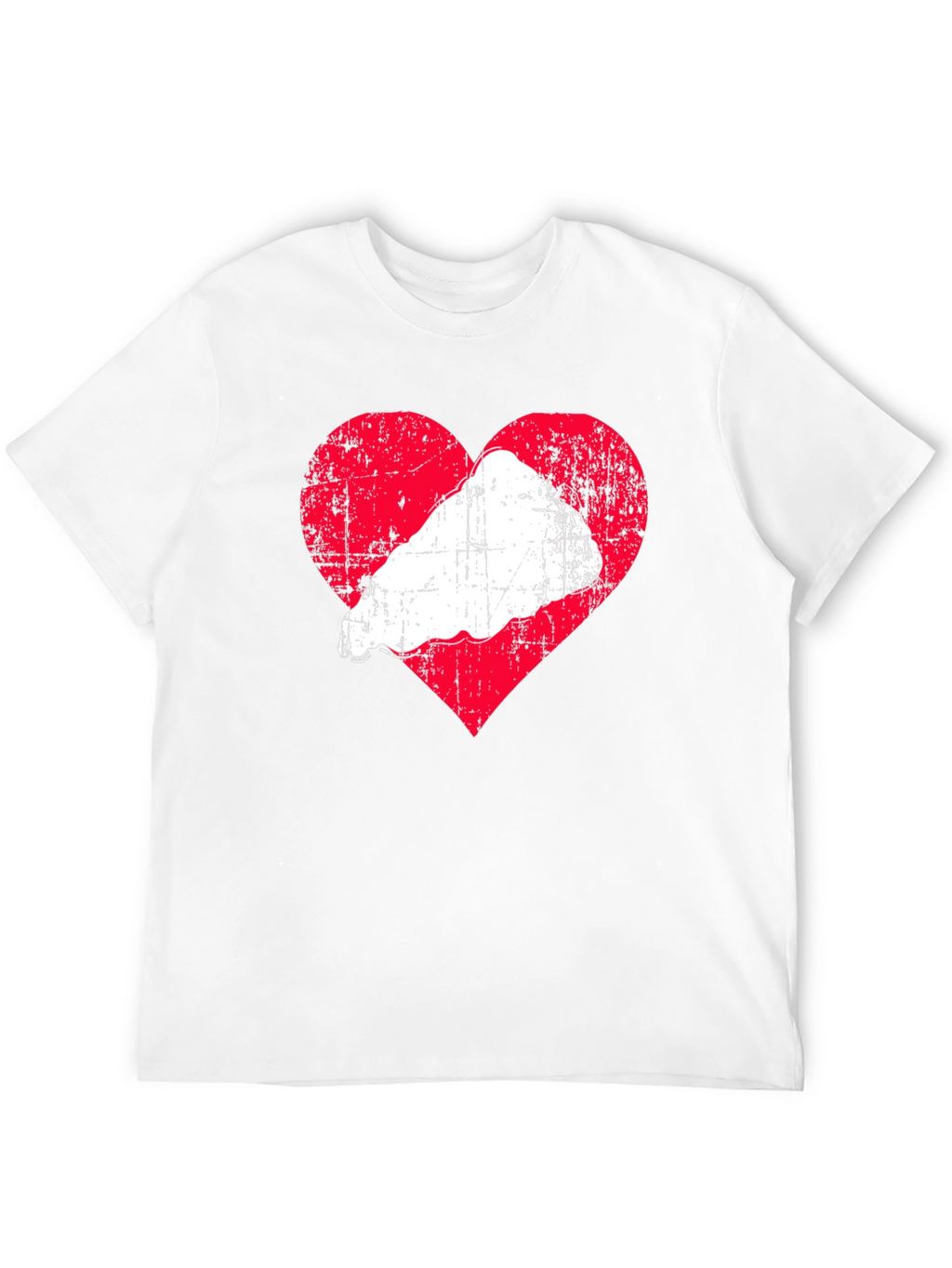 Heart & Food Tee - Stylish Graphic T-Shirt