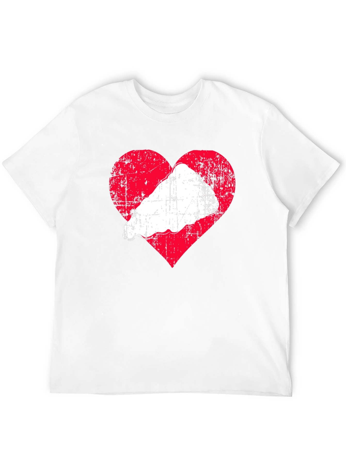 Heart & Food Tee - Stylish Graphic T-Shirt