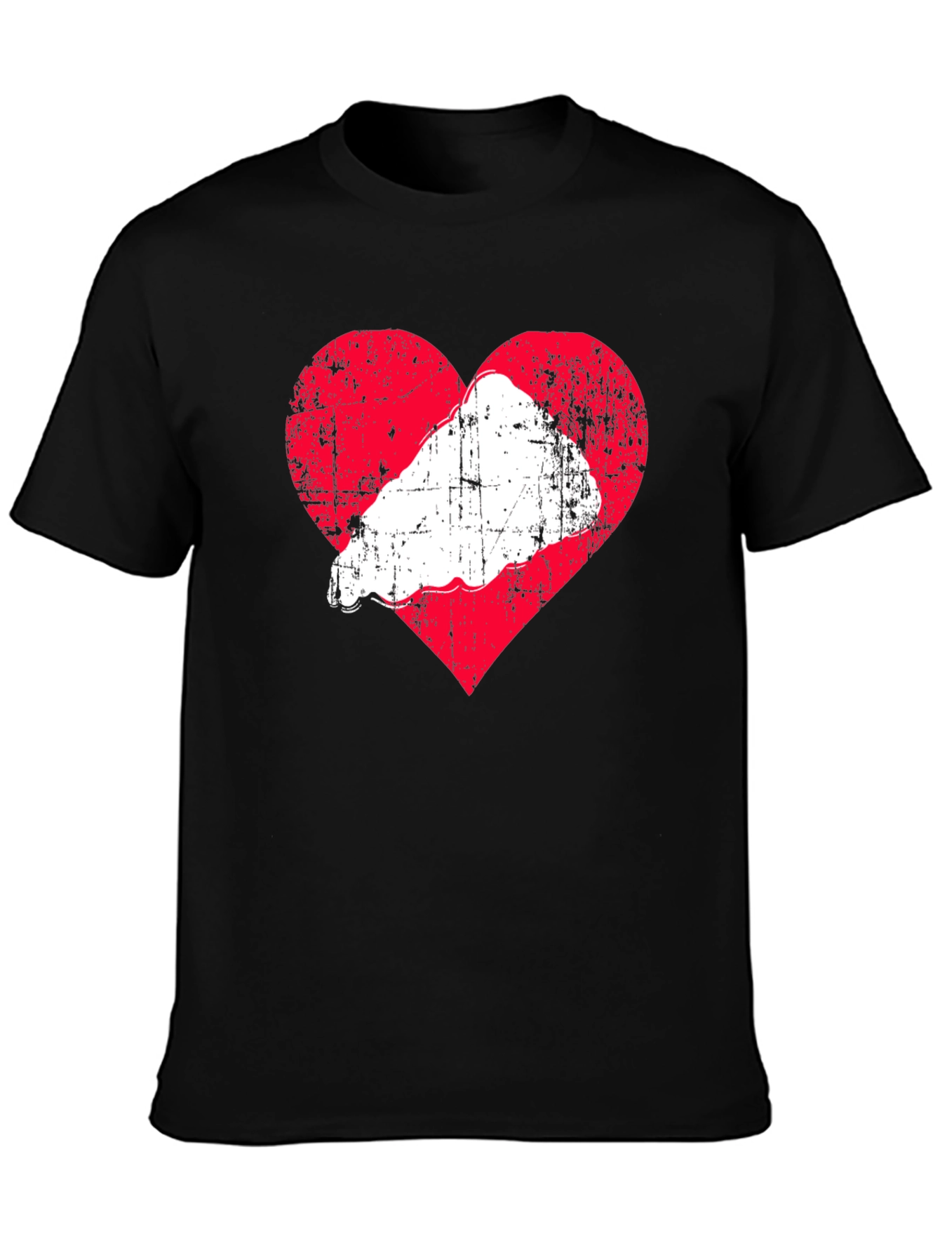 Heart & Food Tee - Stylish Graphic T-Shirt