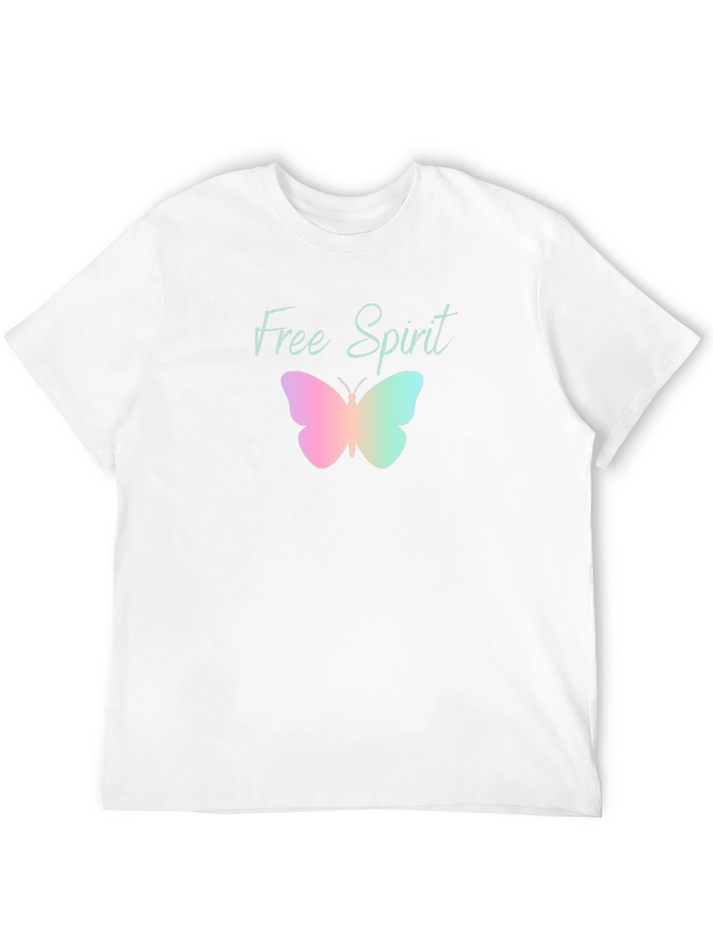 Free Spirit Butterfly Graphic Tee - Black