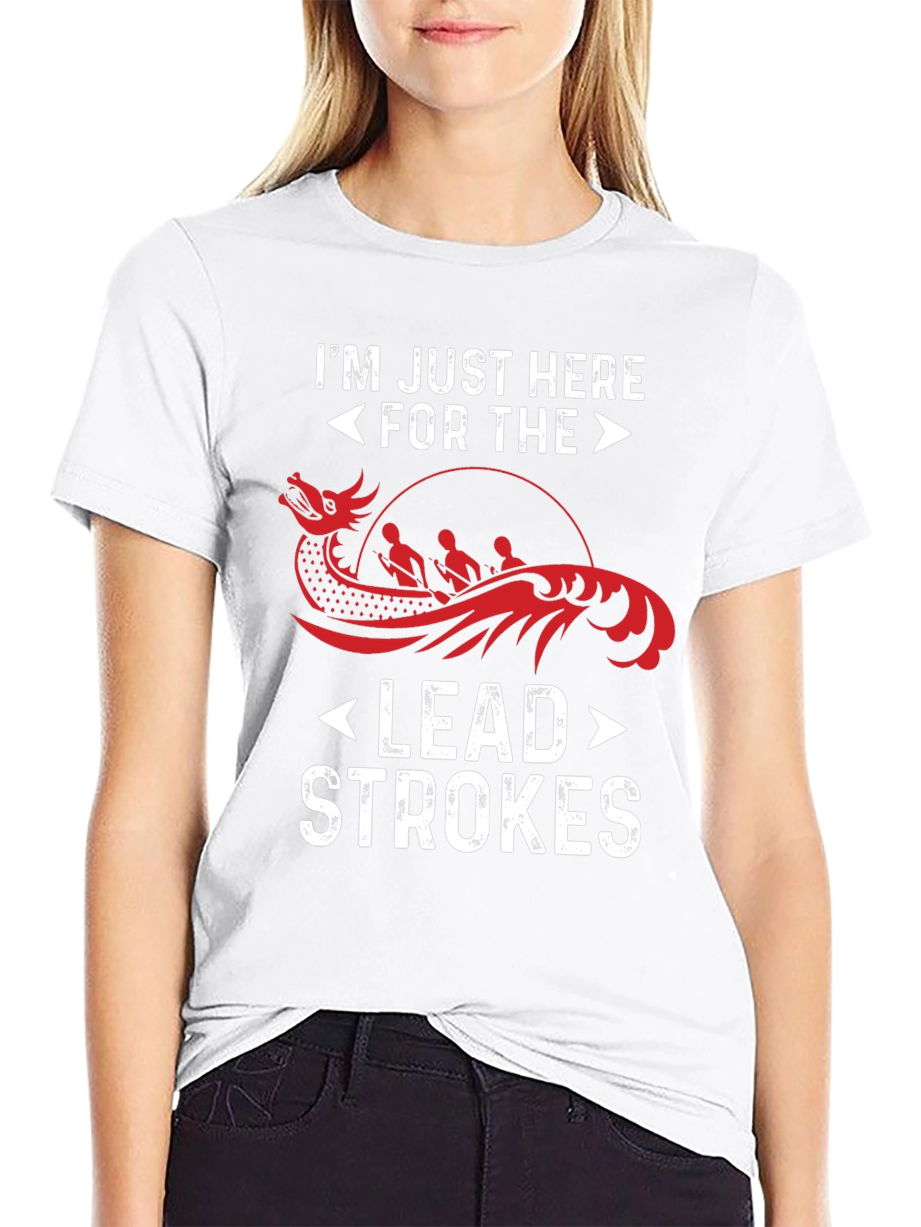 Im Just Here For The Lead Strokes T-Shirt