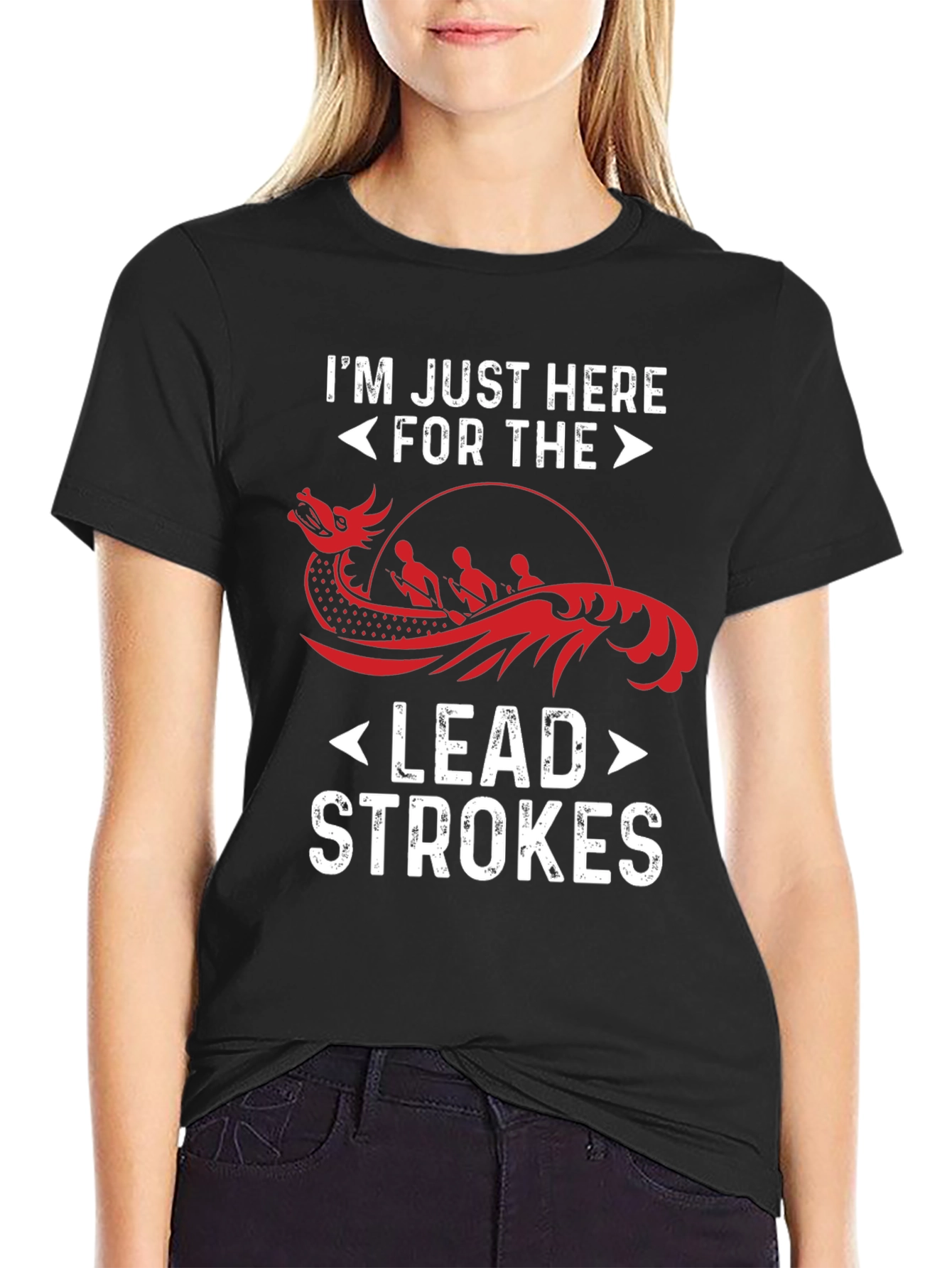 Im Just Here For The Lead Strokes T-Shirt
